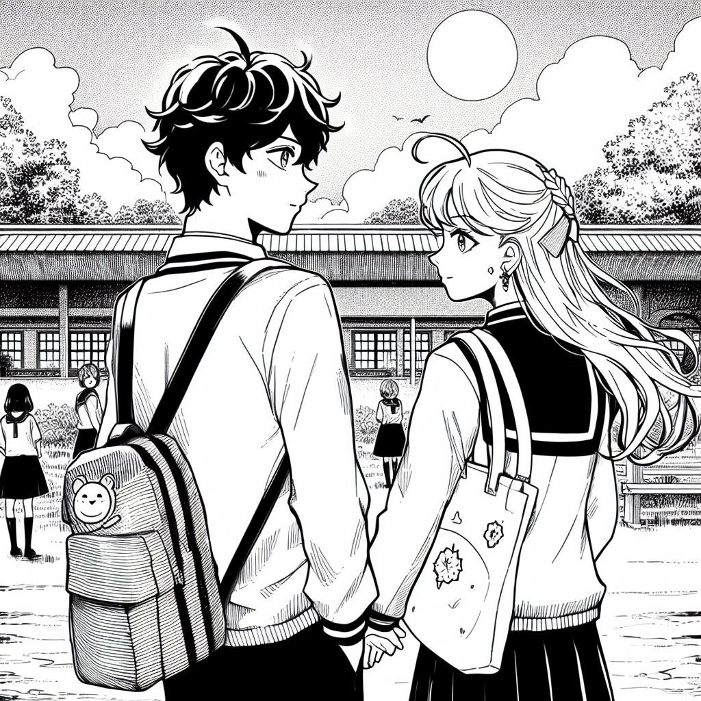 Coloriages Manga animés