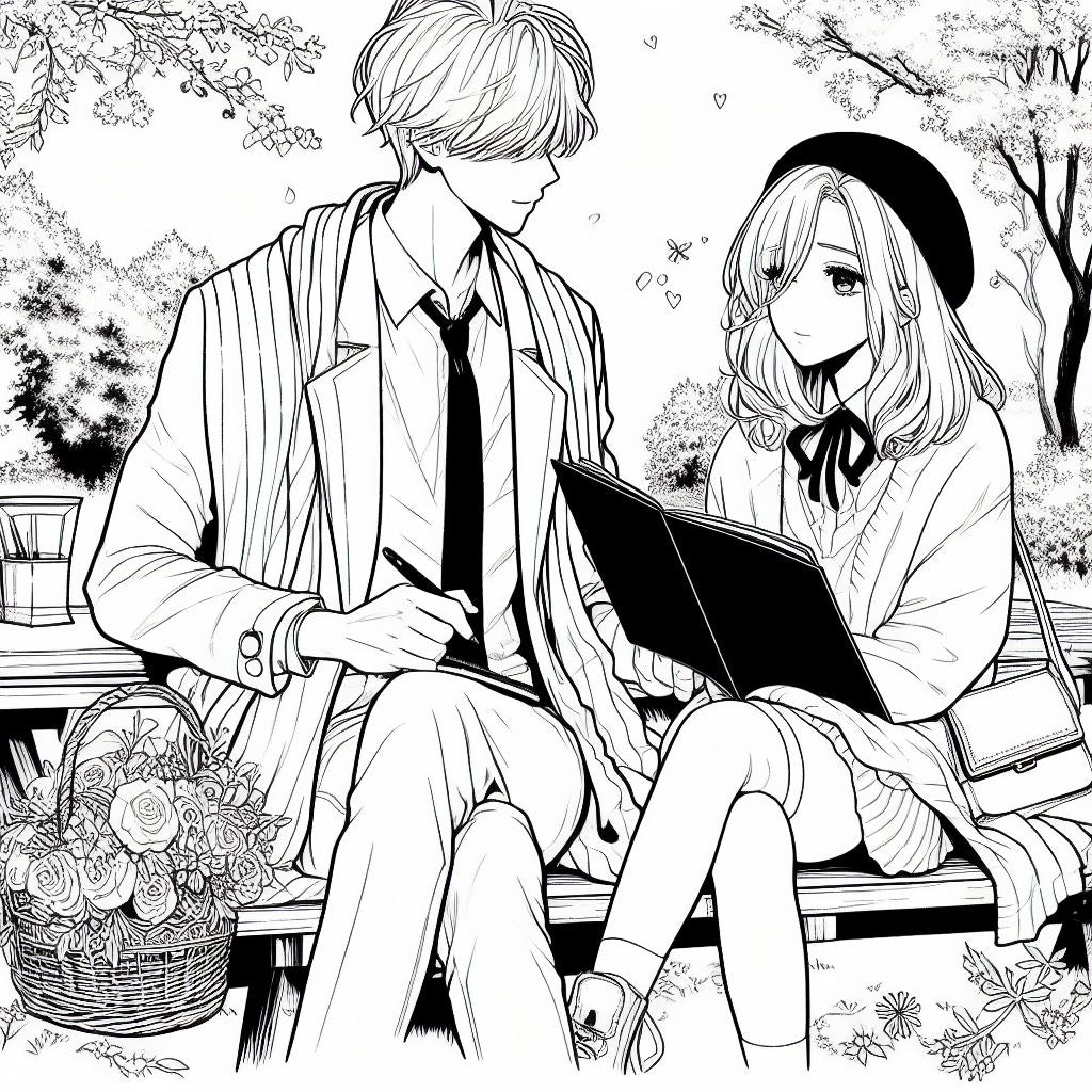 Coloriages Manga animés