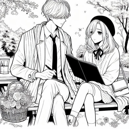 Coloriages Manga animés