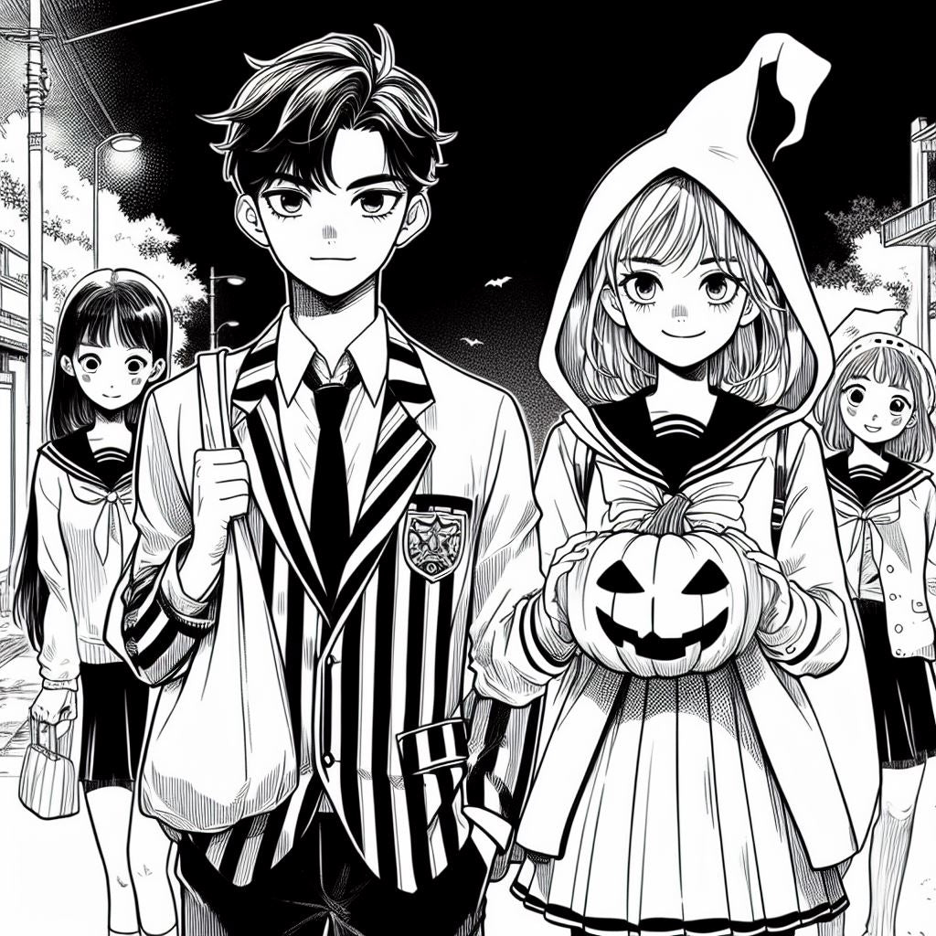 Coloriages Manga animés