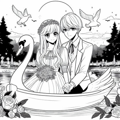 Coloriages Manga animés