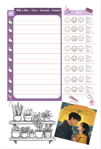 Bullet journal K-dramas