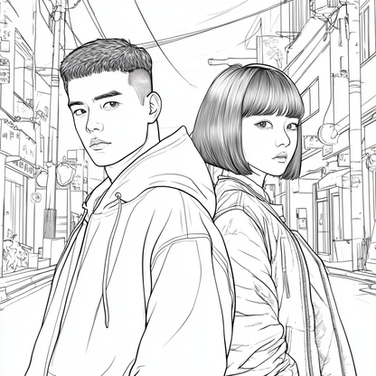 coloriage itaewon classe