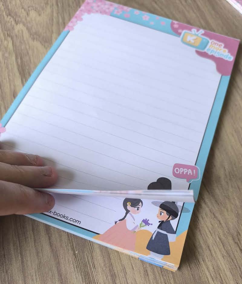 Bloc notes A5 k-dramas