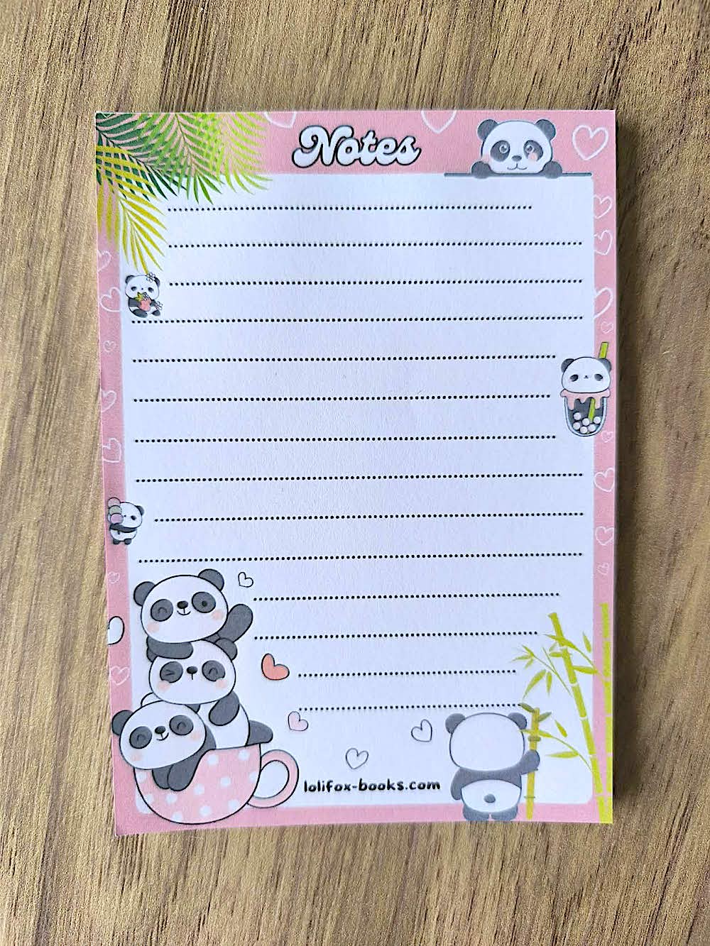 Bloc notes Panda