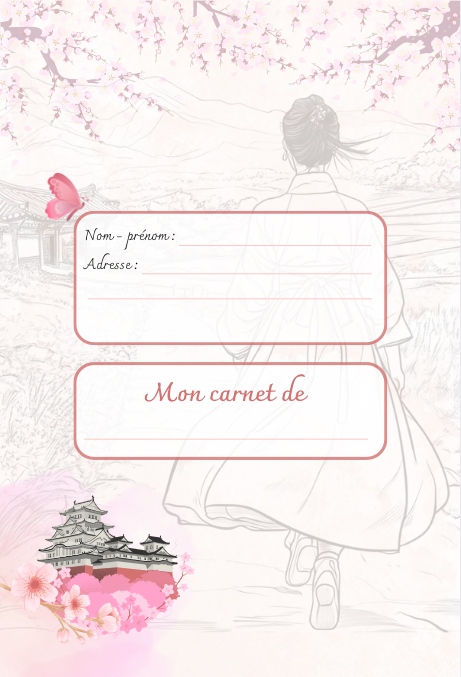 carnet de note asie japon