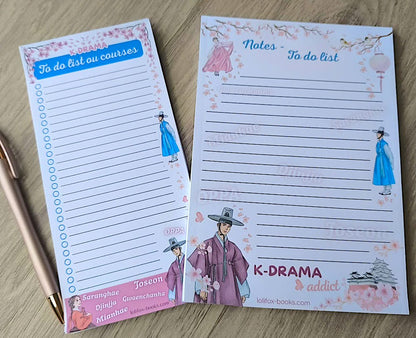 Liste de courses ou To do list k-drama Joseon