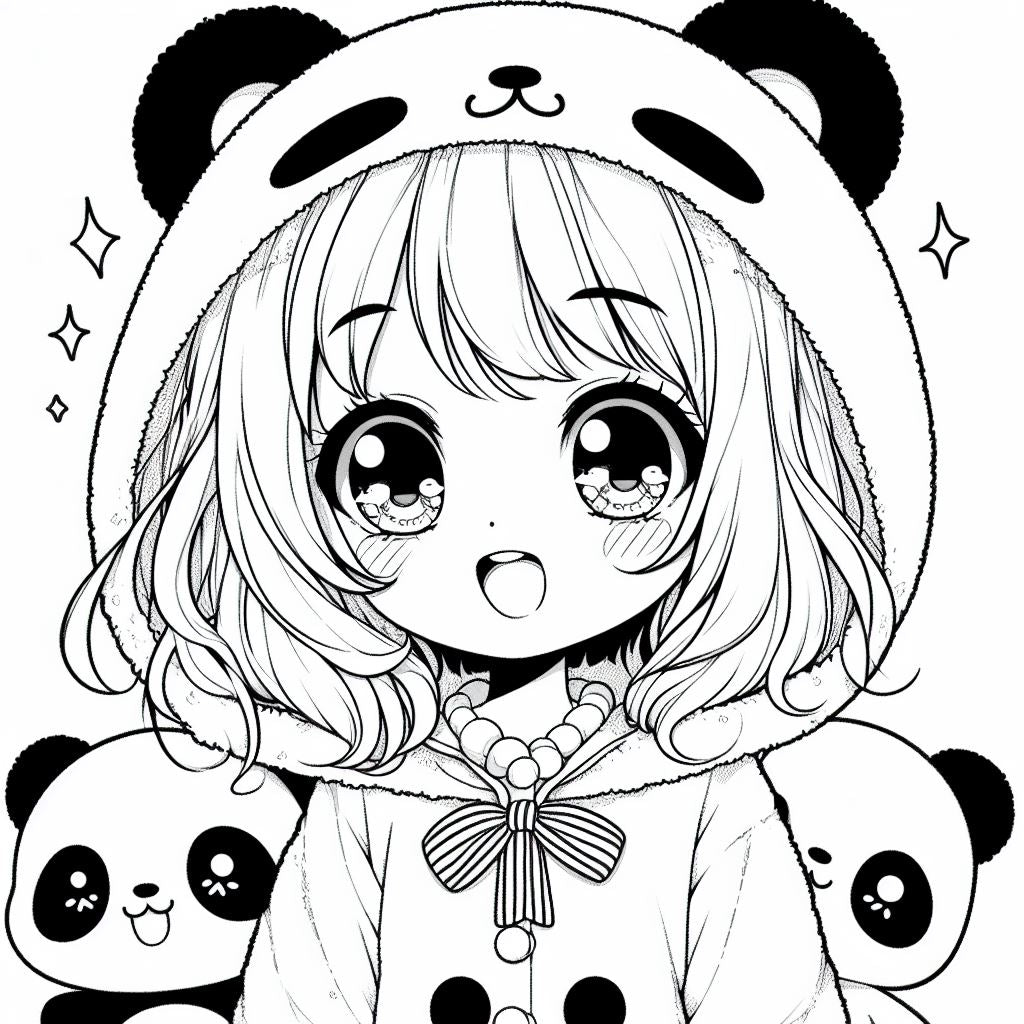 Coloriages Kawaii