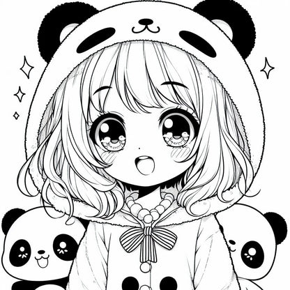 Coloriages Kawaii