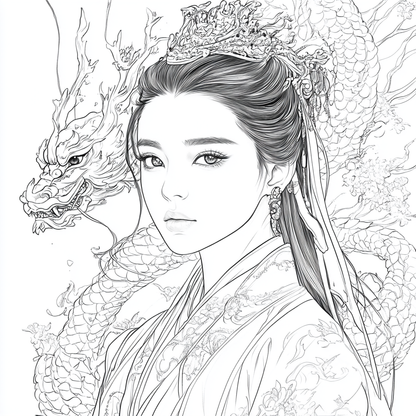 Coloriages séries d'Asie