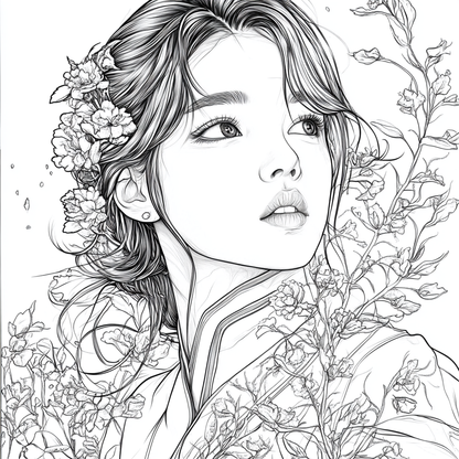 Coloriages séries d'Asie
