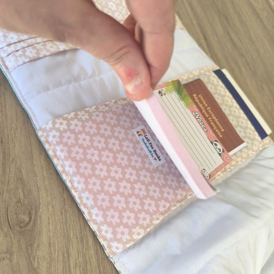 porte document, housse carnet de santé, pochette range document, organizer, porte bloc, porte folio