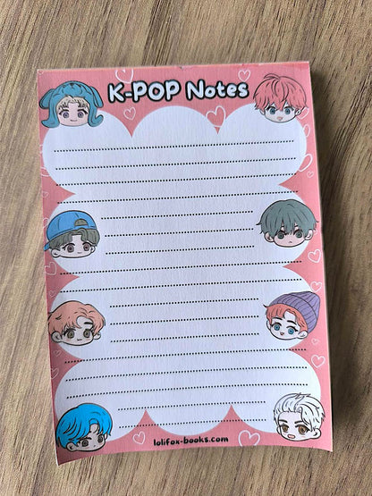 Bloc notes k-pop